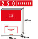 250expess専用封筒サイズ